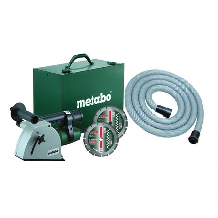 Metabo Us601119100 High Torque Wall Chaser With Hose, Bare Tool, 5 Dia Blade, 78 ArborShank, 1316 Cu US601119100